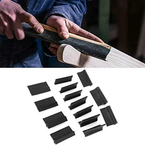 Produktbild: 14Pcs Schleifblock Double Ended Contour Schleifgriff Set Flexibles Konturpolierpad Holzbearbeitungswerkzeuge