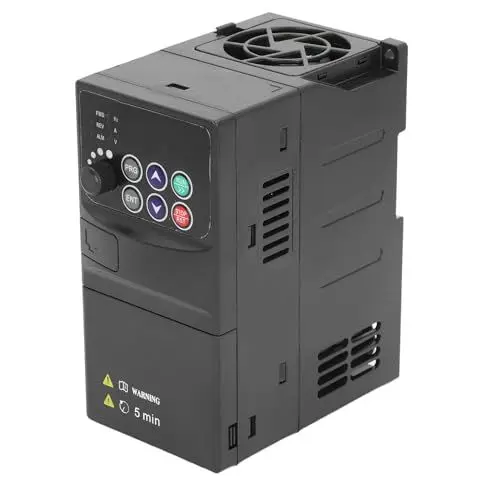Produktbild: 1,5 KW 3-Phasen-VFD-Frequenzumrichter mit Erweitertem Schutz, Einfache Bedienung für 3-Phasen-220-V-Einphasen-VFD