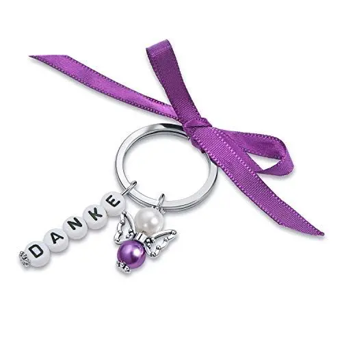 Produktbild: 15 Schutzengel + Organzasäckchen Gastgeschenke Hochzeit - Taufe Weihnachten Schlüsselanhänger Kommunion Konfirmation Geschenk für Gäste Anhänger kleines Dankeschön Danke