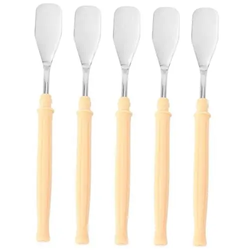 Produktbild: 15 Stk Kunstspachtel schiebeschalter spatel raclette zeichnen stifte farbpalette Spachtel Malwerkzeug Farbmischwerkzeug Pigmentschaber Spachtel für Ölgemälde Rostfreier Stahl TOKIDNY