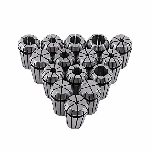 Produktbild: 15 Stück Spring Collet Set 1-13mm ER20 Spannzangen-Set CNC Fräsmaschine Spannfutter, Werkzeughalter Graviermaschine für CNC-Fräsmaschine und Drehbank-Graviermaschine