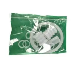 Produktbild: 15 + 2 Stück Ersatzteile, kompatibel mit VEVOR-Eiscrememaschinen-Zubehör, Silikon-Dichtungsringe, Rohrkomponenten, kompatibel mit YKF-Softeismaschinen-Armaturen