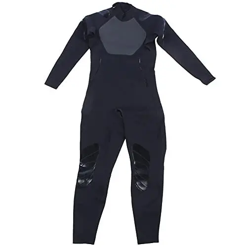Produktbild: 1,5 mm Neopren-Tauchanzug, langärmeliger Neoprenanzug zum Schnorcheln, Surfen und Schwimmen, hohe Elastizität mit Reißverschluss hinten, bequemes Tragen für Männer und Frauen (M)