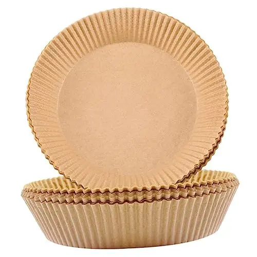 Produktbild: Zerodeko 150stücke Backpapier Für Heißluftfritteuse Einlagen Auswechselbare Matten Für Küche Und Haushalt Hitzebeständige Backpapiere Für Täglichen Gebrauch