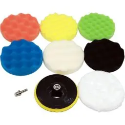 Produktbild: 150mm Polierschwamm Auto Set, 8tlg Polierpad Schwämme Pad, Auto Polieren Pads für Akkuschrauber, Poliermaschine, Polierauflage, Bohrmaschine Polieren, Schleifen, Wachsen