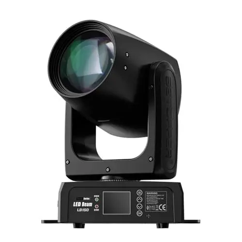 Produktbild: 150W Moving Head DJ Licht,BETOPPER Mini LED Bühnenlicht, RGBW Roto Prisma Beam Licht, Sound Activated & DMX-512 Control Scheinwerfer für Party, Bar, Club, DJ Bühnenbeleuchtung, 1 Pack