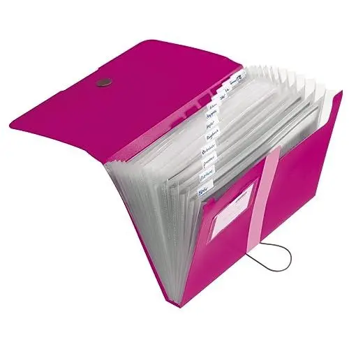 Produktbild: Herlitz 11217114 Fächermappe, Beere, A4