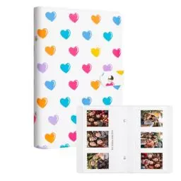 Produktbild: 156 Fotoalbum für Instax Mini Film (54 x 86 mm), 2x3 Zoll Bilderbuch Passend für Polaroid Zink und HP Sprocket Instant Photo Papier,K-pop Fotokarten (Weiß)