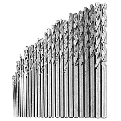 Produktbild: 16 Stück Mini Spiralbohrer, 0,8-1,5 mm Metall HSS Mikrogravur Bohrer, Spiralbohrer mit Geradem Schaft, Schlagbohrer-Bit-Set