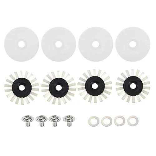 Produktbild: 16 Stück Strickmaschine Rundbürstenabdeckung, Flache Unterlegscheibe Professionelle Rundbürste für Silver Reed SK280 SK840 SK580 Strickmaschine