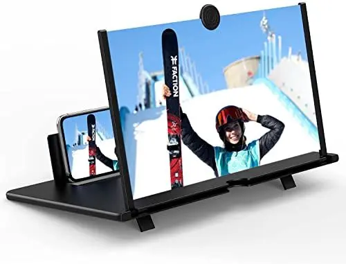Produktbild: 16 Zoll Handy Bildschirm Lupe，Bildschirm Vergrößerungsglas für Handy kompatibel mit Allen Smartphones。Wanmutrun