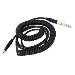 Produktbild: 160 cm Langer Kopfhörer, Line-Draht-Audiokabel, Anwendbar auf Audio Technica-Kabel, Feder für ATh M50x M40x M70x