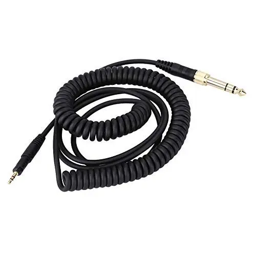 Produktbild: 160 cm Langer Kopfhörer, Line-Draht-Audiokabel, Anwendbar auf Audio Technica-Kabel, Feder für ATh M50x M40x M70x