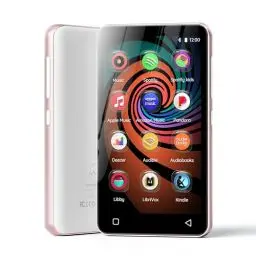 Produktbild: 160G Spotify MP3-Player mit Bluetooth, Innioasis Mp4-Player mit Audible, Deezer, Hi-Fi 4 Zoll Touchscreen Musik Player mit Wi-Fi (Rosa)
