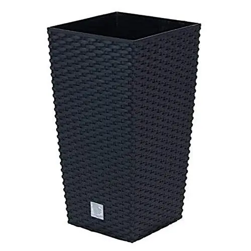 Produktbild: 49 -Liter -Zeit Pot mit Einsatz 32,5 x 32,5 x 61 cm in Anthrazitfarbe