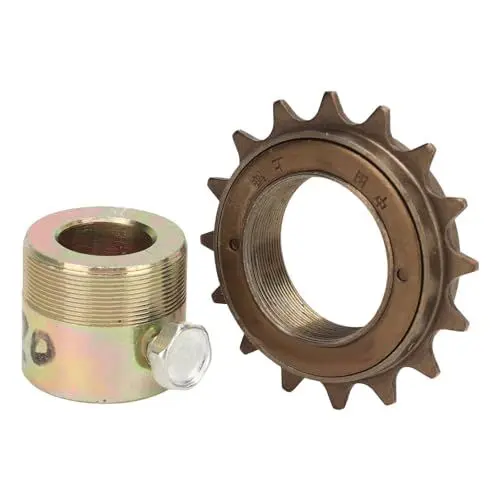 Produktbild: 16T Freilauf mit 20 mm Adapter, Fixed Gear Single Speed Fahrradfreilauf, Schwungrad Adapter Kit für Elektrische Dreiräder, Motorräder, Karts
