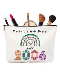 Produktbild: 18. Geburtstag Mädchen - Geschenke Zum 18 Geburtstag Mädchen Make-Up-Tasche, 18 Geburtstag
