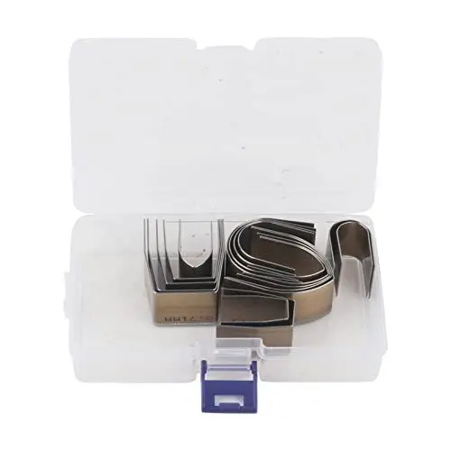 Produktbild: 18 stücke legierter stahl universal leder handwerk loch hohlschneider präge punch set kit diy leder stanzwerkzeuge