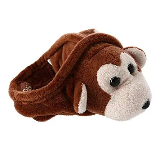Produktbild: 180s Youth and Kids Monkey Plüsch Thermo Isolierte Ohrenwärmer - Größe verstellbar, braun/mandelöl