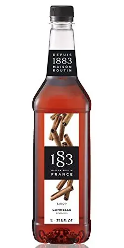 Produktbild: 1883 Zimt Sirup | Qualität aus Frankreich | 1 Liter | PET-Flasche | Vegan