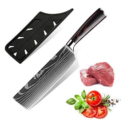 Produktbild: 18cm Spickmesser Küchenmesser, Scharfe Kochmesser aus Edelstahl in Mehreren Größen mit Bequemen Griff, Kochmesser Gegen Rost für die Küche/das Restaurant zu Hause (G)