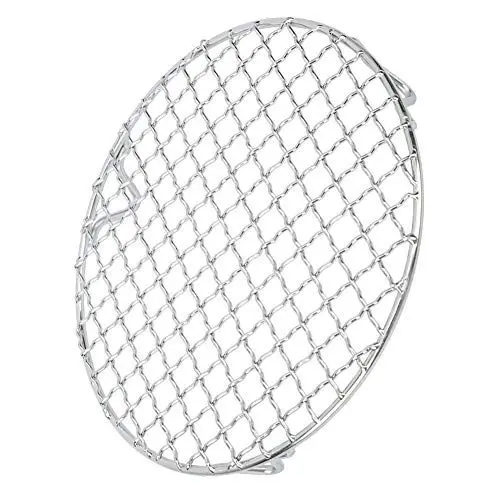 Produktbild: 18cm/7.1in Mehrzweck Edelstahl Grillroste Roste Backen Maschendraht Grill BBQ Net Mesh Grill Dampf Rack Friteuse Zubehör