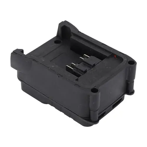 Produktbild: 18-V-Akku-auf-Power-Bank-Adapter, Dual-USB-DC-5-V-2,1-A-Ausgang, Lithium-Werkzeug-Akku-Ladegerät-Adapter für M18 B2 HB3 B4 B5 HB6 HB8 HB12