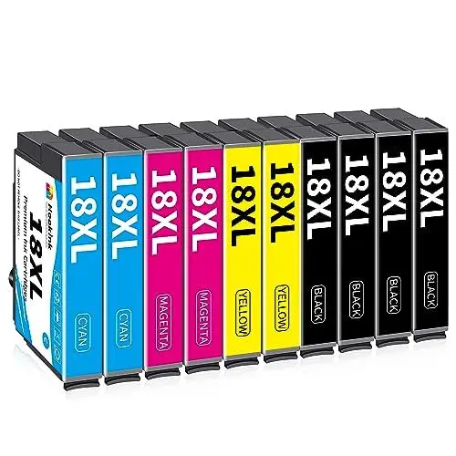 Produktbild: Hookink 18XL Multipack Druckerpatronen Kompatibel für Epson 18XL Patronen für Expression Home XP-322 XP-215 XP-205 XP-225 XP-305 XP-325 XP-422 XP-405 XP-415 XP-425 XP-315 XP-312 XP-425 XP-412