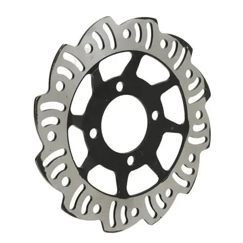 Produktbild: 190 Mm Bremsscheibe, 190 Mm Bremsscheibe Vorne und Hinten, Bremsscheibenplatte mit Halteschrauben, Bremsbeläge für 50 Cc Bis 125 Cc Dirt Bike Motorrad, 190 Mm Bremsscheibenrotor