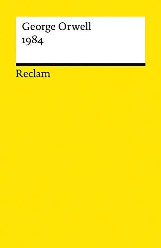 Produktbild: 1984: Orwell, George – Literaturklassiker·· deutsche Übersetzung – 19611 (Reclams Universal-Bibliothek)
