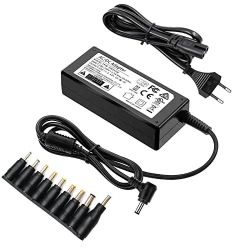 Produktbild: 19V 3.42A Laptop Ladegerät, 19V 65W Netzteil Adapter für HP Acer Samsung Toshiba Fujitsu Lenovo Asus Gateway IBM Sony LG TV Monitore