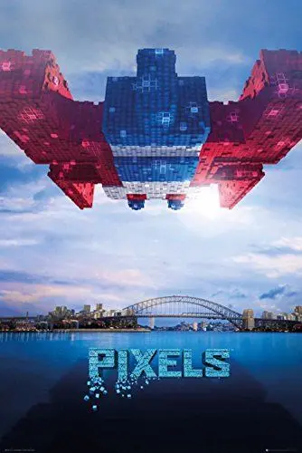 Produktbild: 1art1 Pixels Poster Galaga Plakat | Bild 91x61 cm