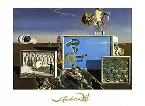 Produktbild: 1art1 Salvador Dali Poster Piaceri Illuminati, 1929 Kunstdruck Bild 30x24 cm