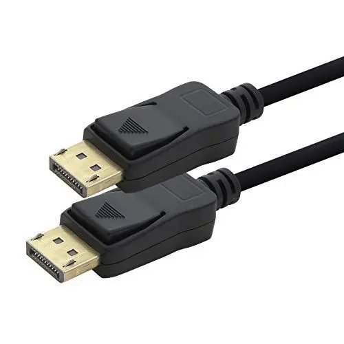 Produktbild: 1aTTack.de 1 x DP Kabel 4K 60Hz - 3,0 m -Displayport Kabel, DP 1.2 Bandbreite von max. 21,6 Gbit s 4K2K 60 Hz kompatibel zu1.1, HDCP, DPCP schwarz