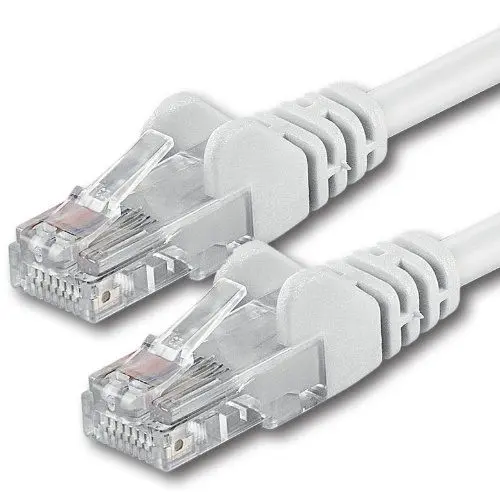 Produktbild: 1aTTack.de 5m - weiß - 1 Stück - CAT.6 CAT6 Ethernet-Lan-Netzwerk-Kabel 1000 Mbit/s Patchkabel