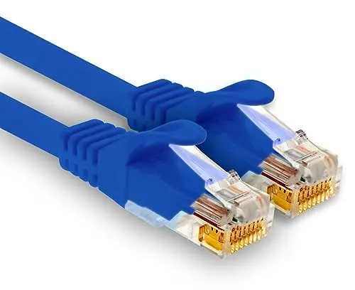 Produktbild: 1aTTack.de - 1 X 10m Cat7 Netzwerkkabel, Cat.7 Ethernet, Lan & Cat 7 Patchkabel für maximale Internet Geschwindigkeit & verbindet alle Geräte mit RJ 45 Stecker Gelb