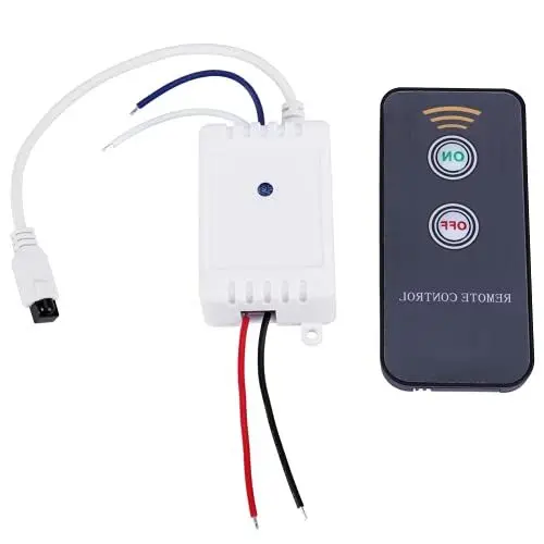 Produktbild: 1CH 12V Infrarot-Fernbedienungsmodul, IR-Funkempfänger EIN/AUS-Relaisschalter 1000W 38KHz, 16ft ~ 26ft Verfügbar, für die Meisten Haushaltsgeräte Zur Realisierung der Fernbedienungsfunktion