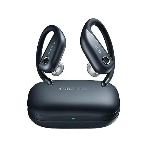 Produktbild: 1MORE Fit Open Earbuds S50 Open-Ear Wireless Earbuds mit Bluetooth 5.3, lange Akkulaufzeit bis zu 38 Stunden, IPX7 Wasserbeständigkeit und bequeme Passform für Laufen, Training und sogar den täglichen