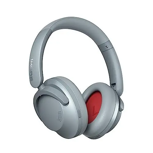 Produktbild: 1MORE SonoFlow Noise Cancelling Kopfhörer, Bluetooth Kopfhörer mit Aktiver Geräuschunterdrückung, 70 Stunden Wiedergabe, LDAC Hi-Res Wireless Audio, Over Ear Headset, Klare Anrufe (Silber)