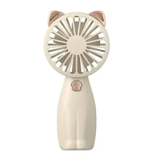 Produktbild: 1PC neu batterie betriebene Sommer kühlung Mini-Klimaanlage Luftkühler niedlicher kleiner Lüfter Desktop tragbarer Mini-Hand ventilator