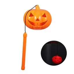 Produktbild: 1Stk Halloween-Kürbislaterne Kürbislaterne anzünden Halloween-Kürbislicht hängende Kürbislaterne halloween lights halloween lichter Laterne mit Licht Halloween-Licht Plastik Outanaya