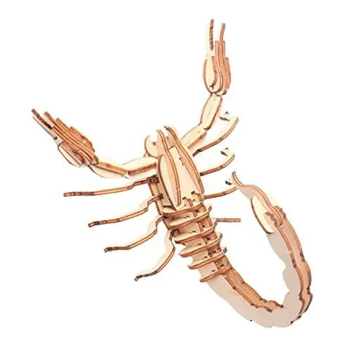 Produktbild: 1Stk Insektenmodell aus Holz Spielzeuge 3D-Tierpuzzle tierisches Rätsel Kinder rätsel Kinder Puzzle Holzmodell Puzzlematte Kinderspielzeug DIY-Insekten kognitives Spielzeug hölzern BCOATH