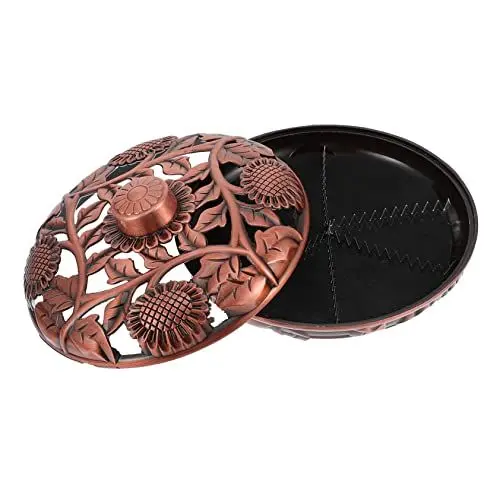 Produktbild: Ciieeo 1pc Vintage Legierung Weihrauch Für Weihrauch Farbe Dekorative Räuchergefäß Für Home Meditation