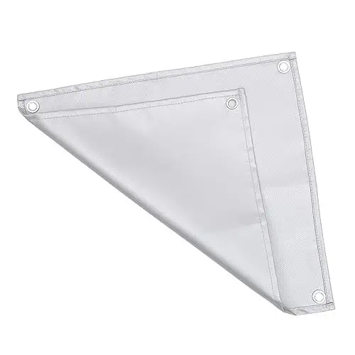 Produktbild: UKCOCO 1stk Feuerfestes Tuch Tischsets Auto Zubehör Wärmeisolierendes Pad Flammhemmende Decke Hot-pot-pad Isolierdecke Feuerfeste Decke Feuerfeste Matte Grill Camping Silikon Fiberglas