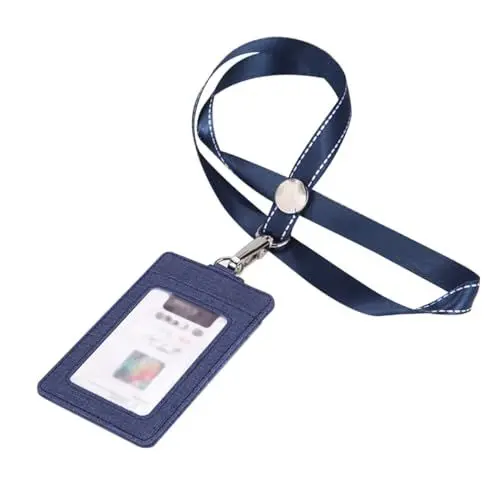 Produktbild: NUOBESTY 1 Stück Pu-lanyard für Ausweise Studententasche Zubehör Bequemer Umhängegurt und
