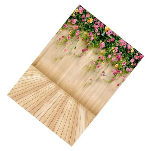 Produktbild: OSALADI 3D-fotohintergrundtuch – Nahtloser Blütenblatt-Hintergrund Für Kinderpartys Zuhause – Fotohintergrund-wandtuch