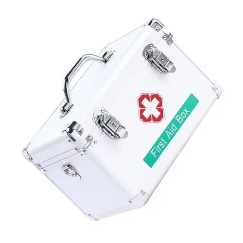 Produktbild: 1stk Medizin-box Erste- -kasten Für Die Reise Erste Notfall-medizinset D- Für Taschen Medizin Veranstalter Erste- -behälter Erste- -koffer Pp-material Healeved