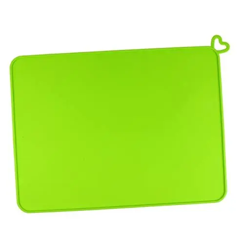 Produktbild: 1stk Platzdeckchen Aus Silikon Platzdeckchen Silikon Einfarbige Tischsets Platzdeckchen Für Kinder Anti-rutsch-Matte Mahlzeit Matte Wärmekissen Student Schreibtisch Kieselgel