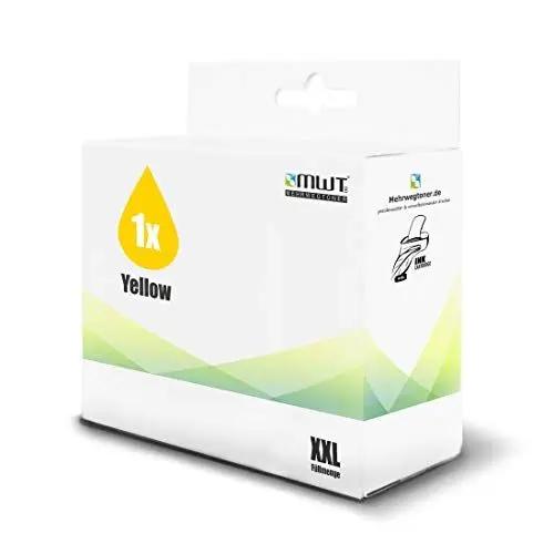 Produktbild: 1x MWT Druckerpatrone für HP DesignJet 100 110 111 70 Plus NR ersetzt 11 NO11 Yellow