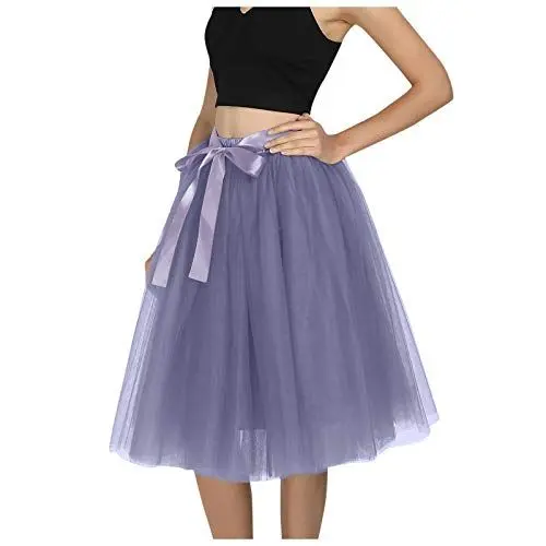 Produktbild: 2 Euro Artikel Schwarzer Tutu Rock Damen Tütü Schwarz Damen Kurz A Linie Dehnbarer Ausgestellter Women 's Casual Vielseitiger Skater Rock Rock Tennisrock Damen Alle Angebote
